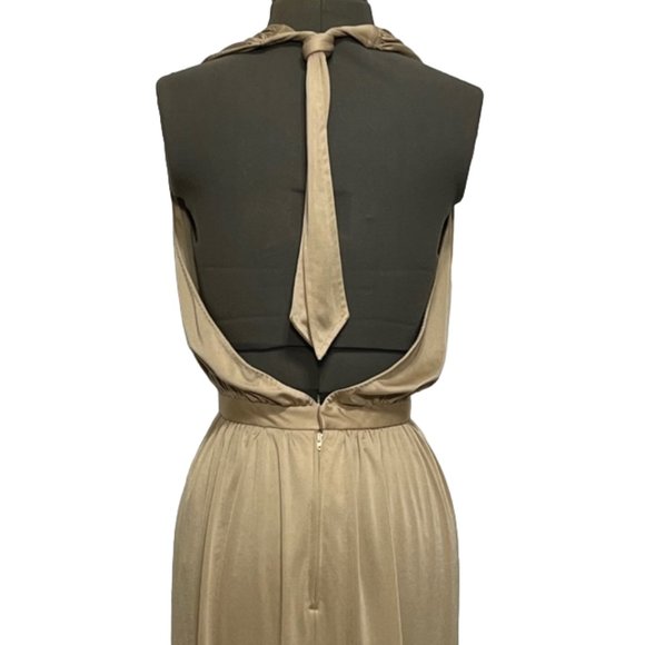 1980's HALSTON IV Vintage Halter Dress NWOT - Picture 13 of 16